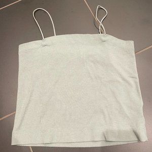 american eagle spaghetti straps cami size m sage green